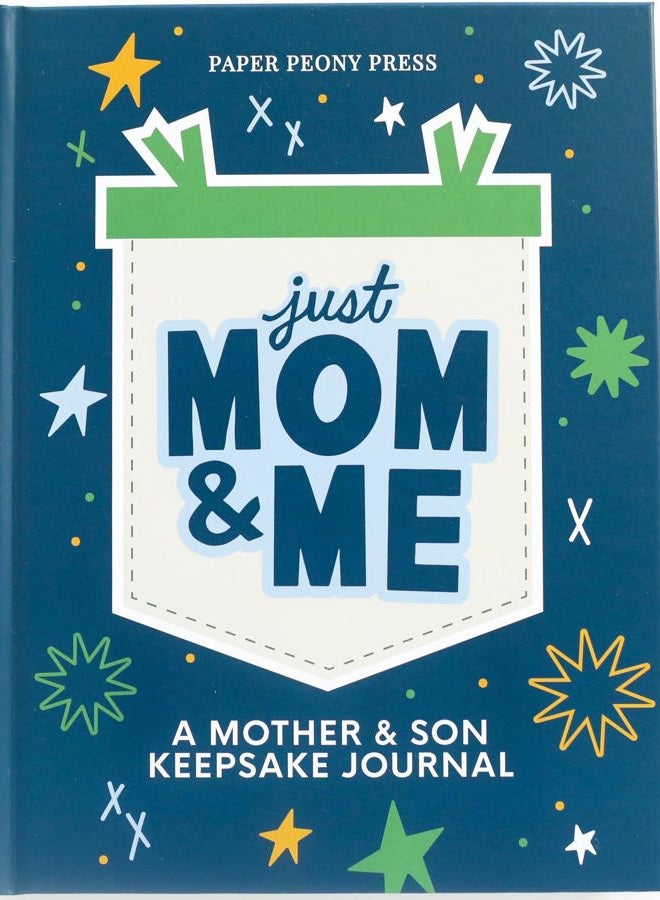 PAPER PEONY PRESS Just Mom and Me: A Mother and Son Guided Keepsake Journal - Image 1