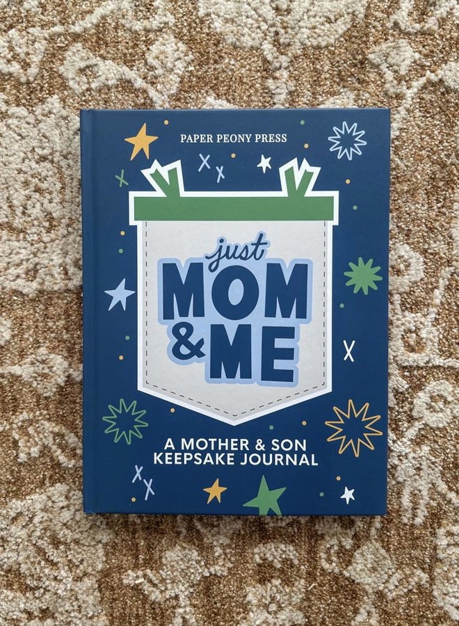 PAPER PEONY PRESS Just Mom and Me: A Mother and Son Guided Keepsake Journal - Image 2