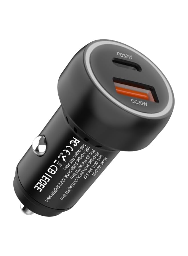 Gizmo 60W Car Charger, Support Fast Charging, 2 Years Warranty - Image 3