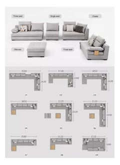 Generic Elegance and Comfort Combined: Modern Classic U Shape 5-Seater Sectional Sofa Set  - Image 3