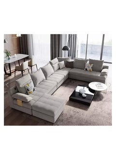 Generic Elegance and Comfort Combined: Modern Classic U Shape 5-Seater Sectional Sofa Set  - Image 1
