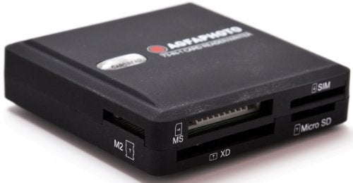 AgfaPhoto AGFA 73-in-1 Card Reader/Writer Compatible with All Versions of SD/HC, Micro SD, CF, XD, MS/Pro Duo and SIM Cards - Image 5