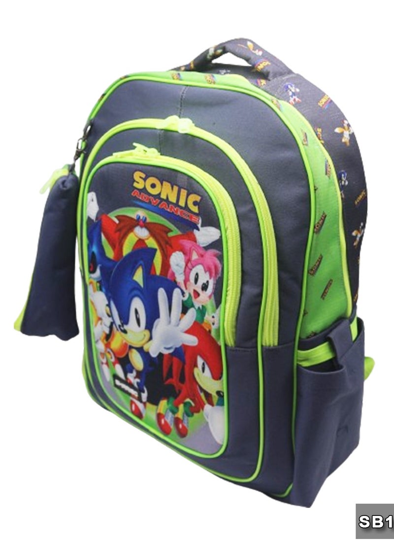 Gharibo Bags School backpack Size 17 sonic2  - Image 2