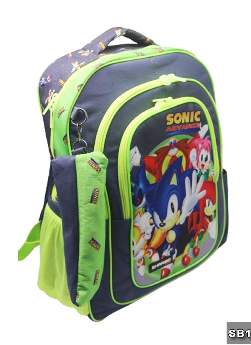 Gharibo Bags School backpack Size 17 sonic2  - Image 3