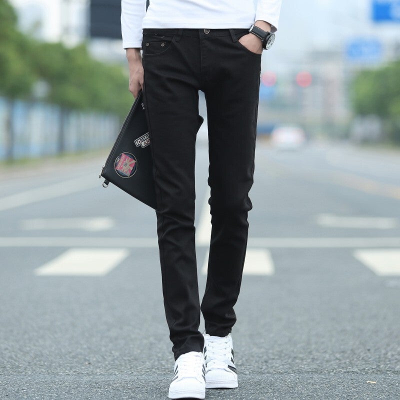 Unisex Classic Denim Jeans Loose Fit Daily Outdoor Wear - Image 1