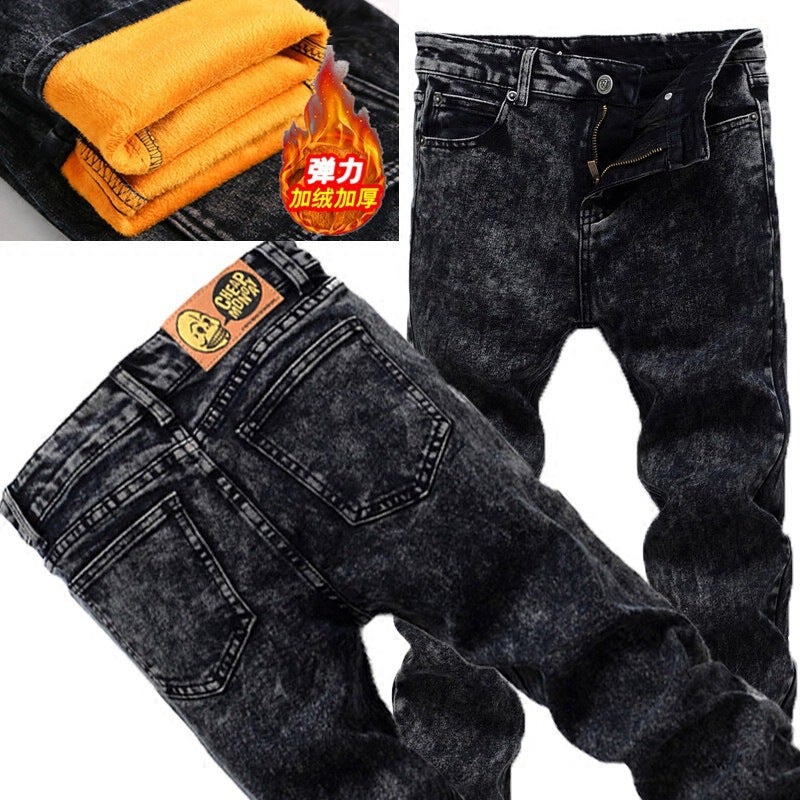 Unisex Classic Denim Jeans Loose Fit Daily Outdoor Wear - Image 2