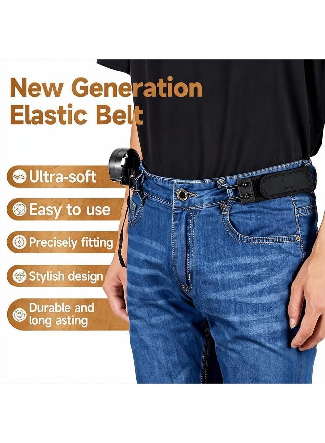 Bukela 2026 New Tactical Metal Hook Belt, 2 PCS Buckleless Elastic Belt with Secure Hook Closure, Adjustable No Buckle Design for Men and Women, Perfect Valentine‘s Day Gift - Image 5