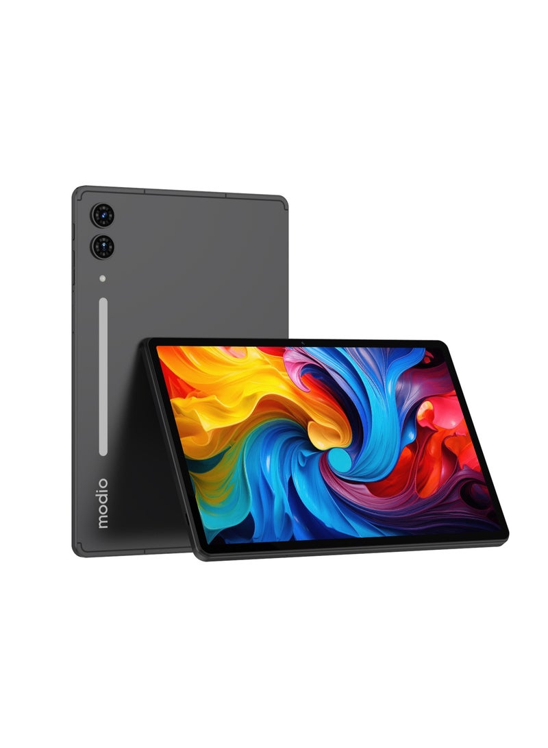 موديو جهاز لوحي أندرويد M45 بشاشة 10.1 بوصة مع 12 جيجابايت RAM + 512 جيجابايت ROM وبطارية 10000 مللي أمبير ولوحة مفاتيح وفأرة - رمادي - Image 4