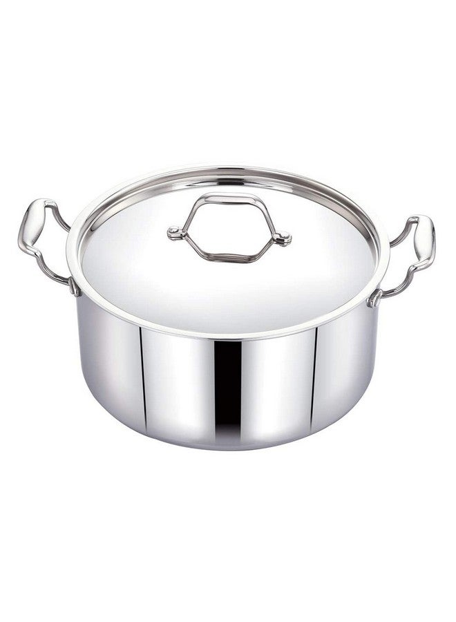 Maxima Triply Stainless Steel SaucePot 22cm, 4.2 Liter - Superior Heat Conductivity, Versatile Sizes, and Durability for Perfectly Even Cooking - Ideal for Induction Stovetops - Image 2