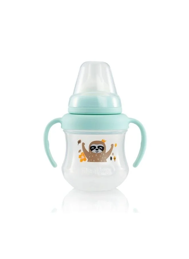 pigeon Mag Mag Spout Cup - Turquoise Sloth