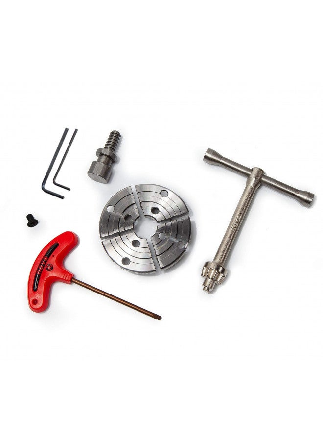 NOVA NOVA 48291 PREMIER PRO-TEK G3 CHUCK With 2" PRO-TEK Jaws, Woodworm screw, & Dlx. Storage Box, Direct Thread Version 1"x 8 TPI Only (Does Not Use Inserts) - Image 4
