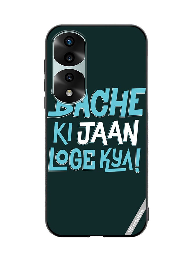 VR CREATIVE Protective Case Cover For Honor 70 Pro Bacche Ki Jaan Loge Kya Design Multicolour - Image 1