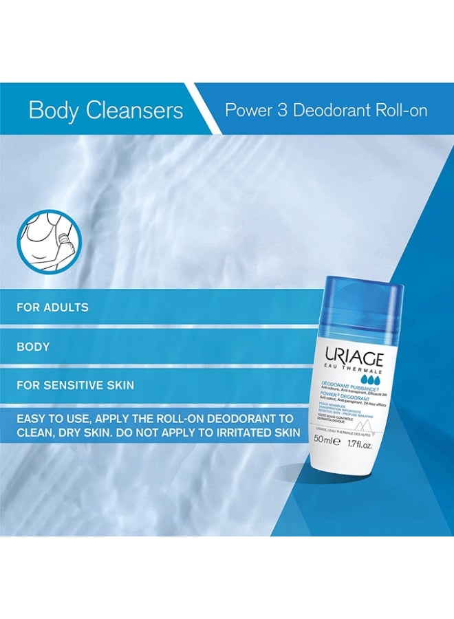Uriage Deodorant Power 3 Roll-On 50 Ml 50ml - Image 2