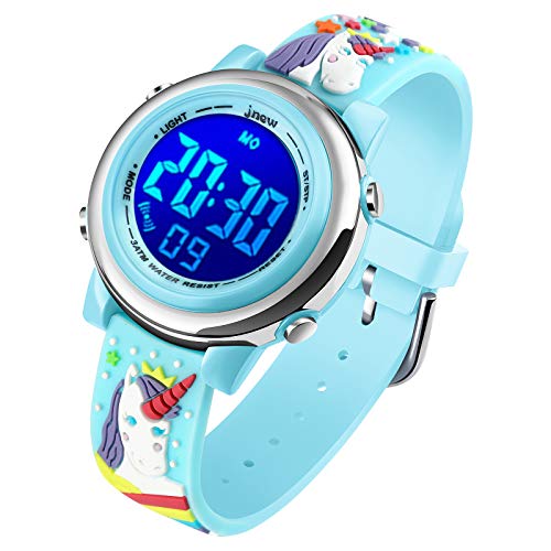 cofuo Kids Digital Sport Waterproof Watch for Girls Boys, Kid Sports Outdoor LED Electrical Watches with Luminous Alarm Stopwatch Child Wristwatch - Image 1