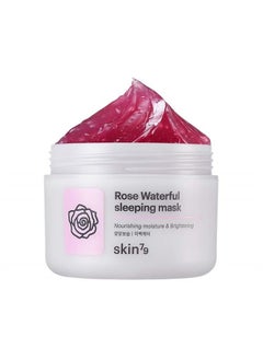 Green Tea Purifying Clay Mask, Pore Designing Minimizing Mask, Rose Waterful Sleeping Mask 3.38 fl.oz (100ml) - Made In Korea (Rose Waterful Sleeping Mask)