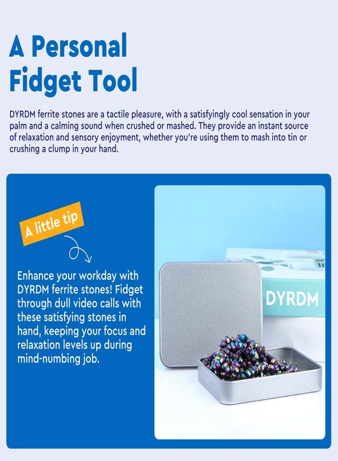 DYRDM 300+ Original Ferrite Putty Colorful, Sensory Stones, Adult Fidget Stress Relief Desk & Office Item, Ferrite Stones Stocking Stuffers Gifts - Image 5