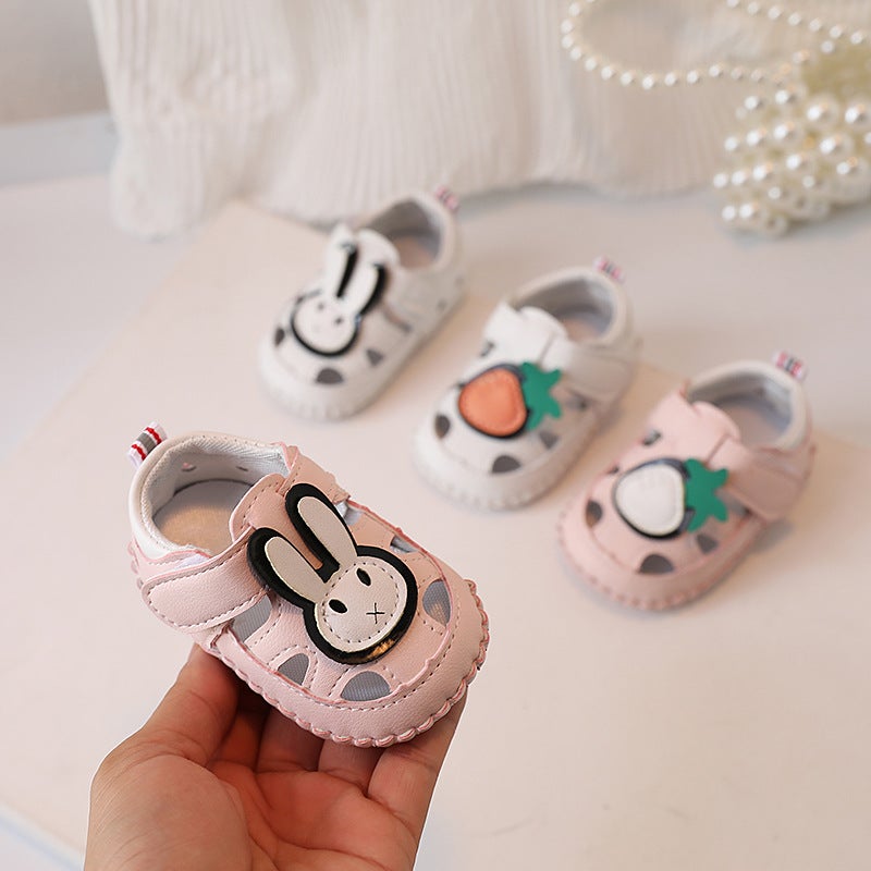 A Generation Of Baby Shoes Men'S And Women'S Baby Sandals 0-1-Year-Old Children'S Soft-Soled Toddler Shoes Baotou Princess Shoes Summer - Image 2