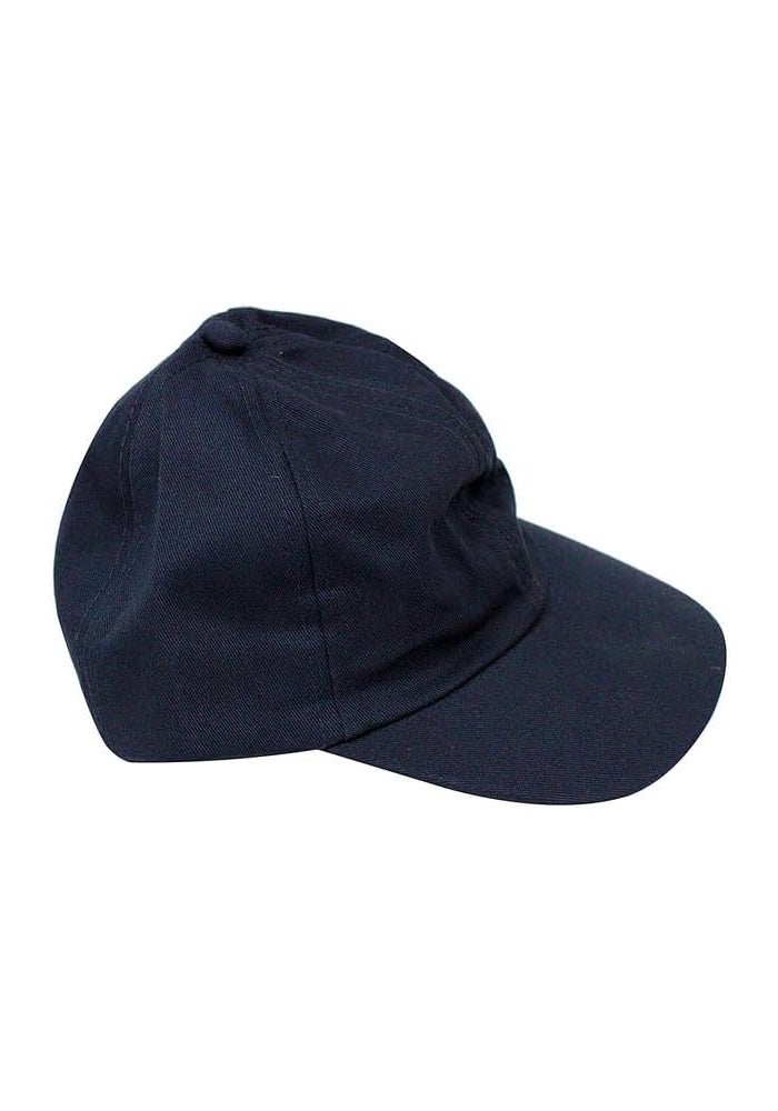 Daiso Kids Unisex Cotton Cap | Navy Blue | Basic Adjustable Baseball Hat for Boys & Girls - Image 2