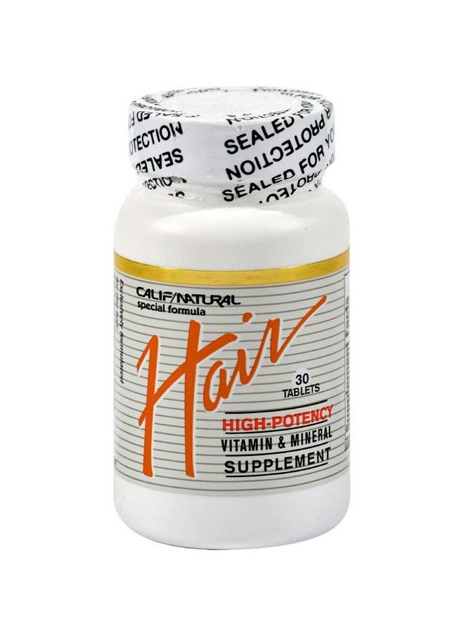 California Natural Hair Vitamin & Mineral 30 Tab  - Image 1