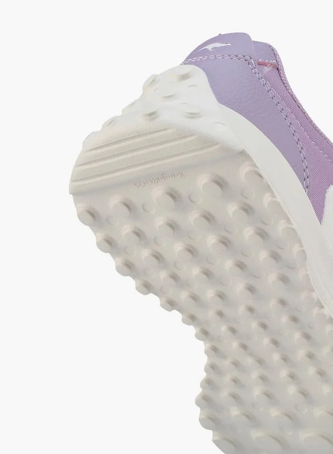Kangaroos WHITE Girls Hook & Loop School Sneakers for Women | Best Price UAE