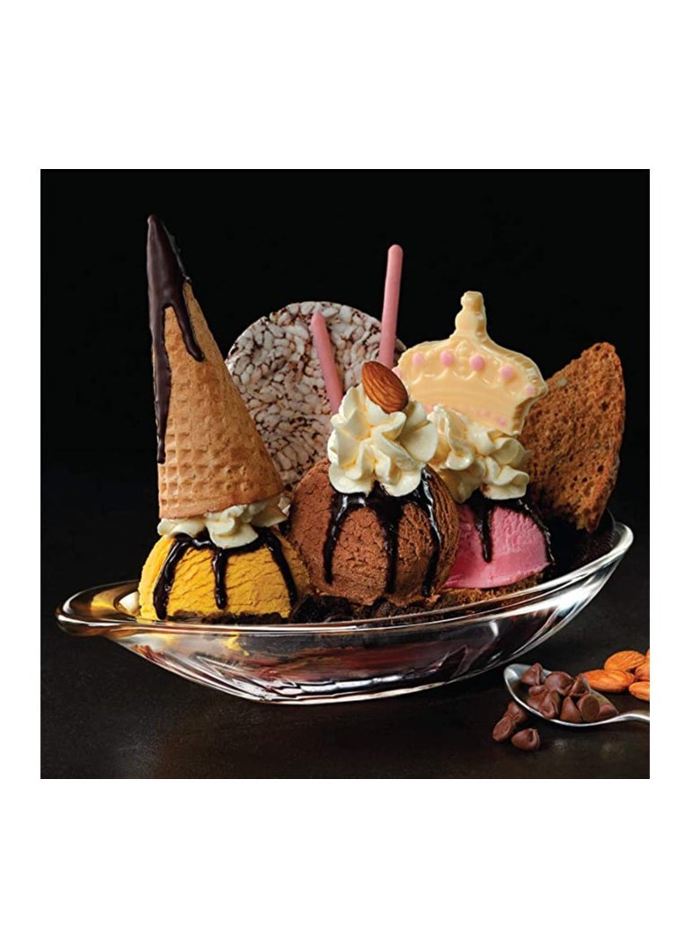 Ocean - Ocean Glass Banana Split Plate - Set of 6 800365 - Image 1