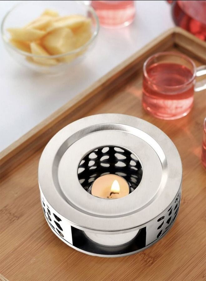 Kutis طقم من قطعتين قاعدة تسخين قهوة من الفولاذ المقاوم للصدأ - Image 1