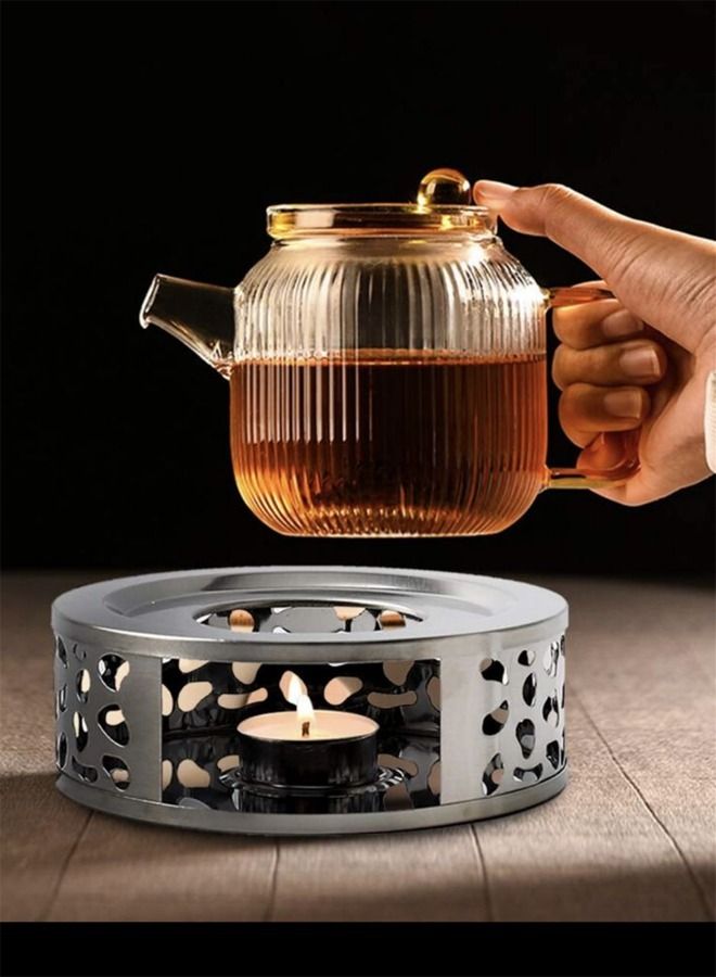 Kutis طقم من قطعتين قاعدة تسخين قهوة من الفولاذ المقاوم للصدأ - Image 3