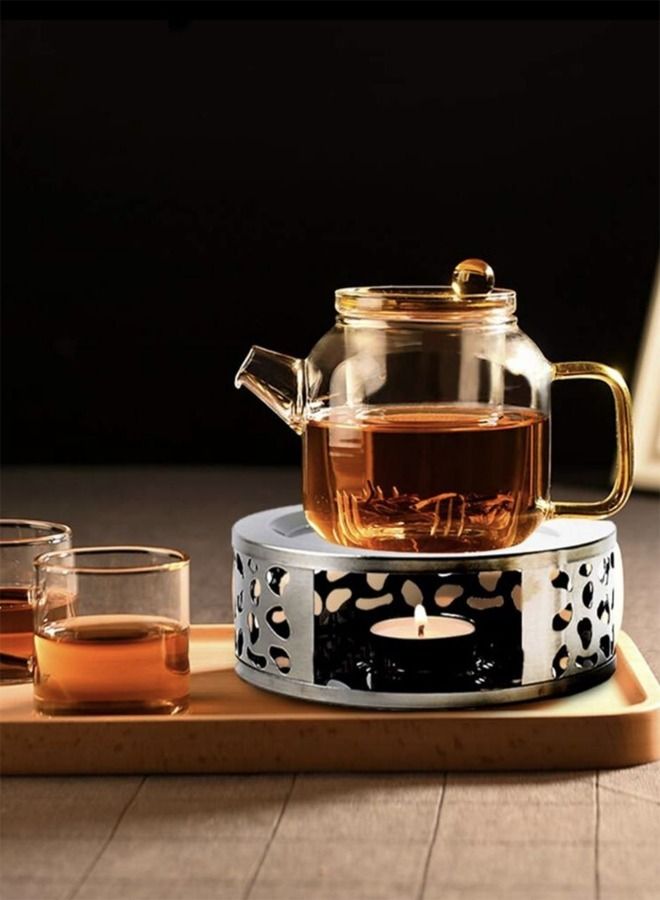 Kutis طقم من قطعتين قاعدة تسخين قهوة من الفولاذ المقاوم للصدأ - Image 2