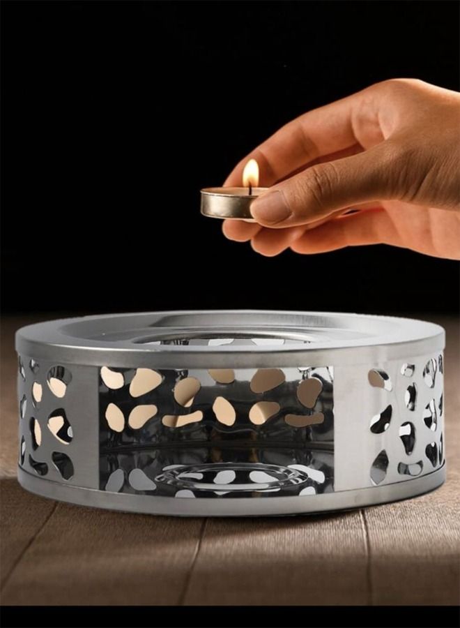 Kutis طقم من قطعتين قاعدة تسخين قهوة من الفولاذ المقاوم للصدأ - Image 4