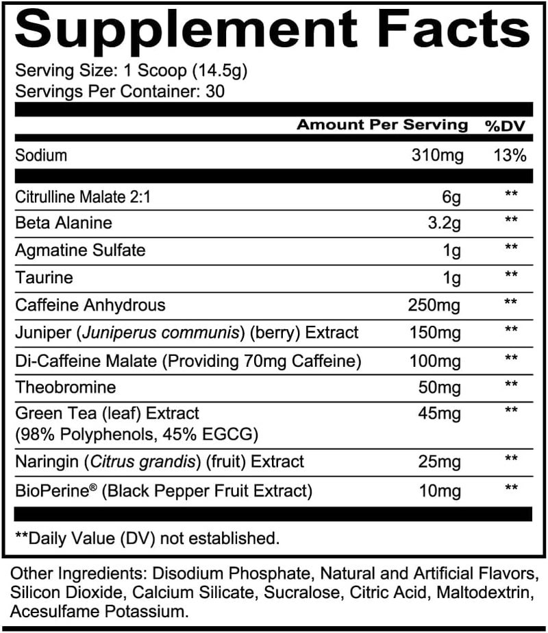 Redcon1 Total War - Pre Workout, 30 Servings (Blue Lemonade) - Image 2