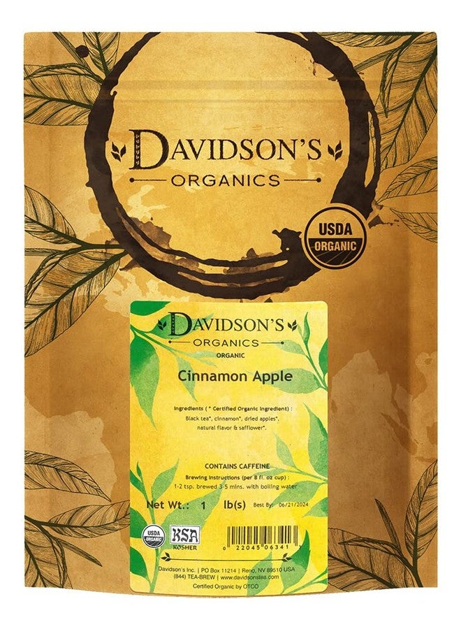 Davidson's Organic Tea Bulk, Cinnamon Apple, 16-Ounce Bag - Image 1