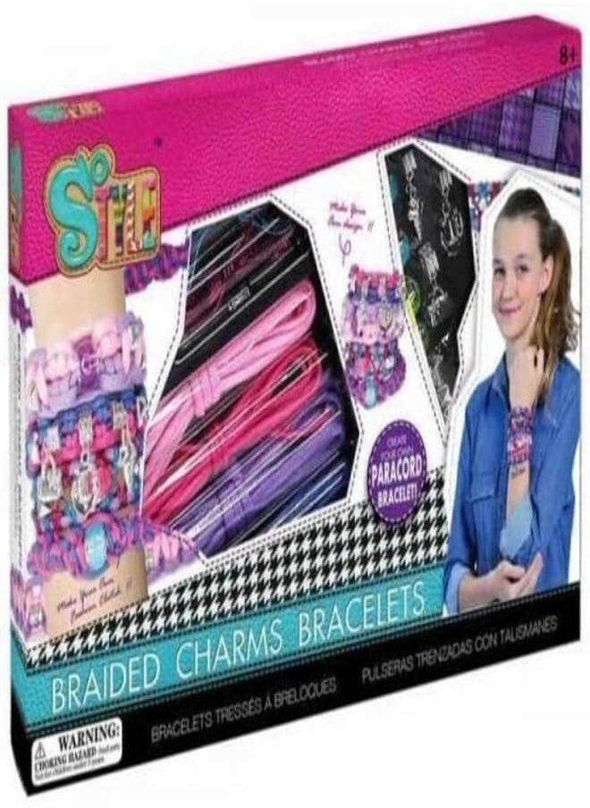 TASIA Tasia T08179-A-A Braided Charms Bracelets Making Kit 