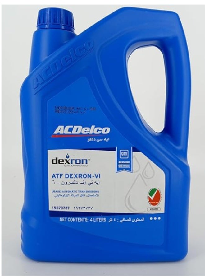 سائل ناقل الحركة الأصلي من AcDelco Dexron VI، سعة 1 جالون، رقم المنتج 19373737