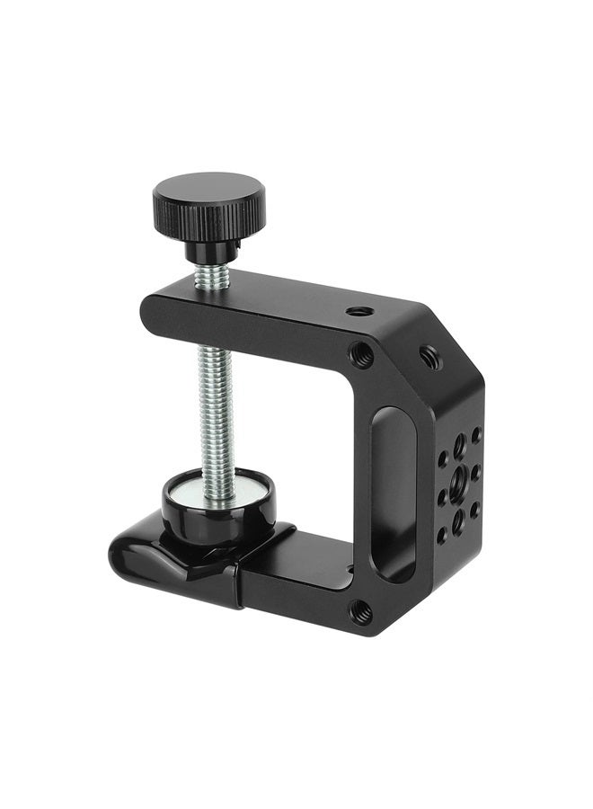 CAMVATE مشبك C (موسع) مع خيوط متعددة 1/4"-20 و 3/8"-16 (رقبة 2.25") - 3305 - Image 1