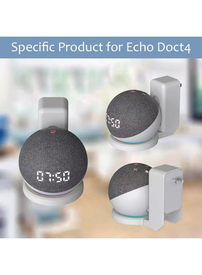 Neutral Echo Dot 4th Generation 5th Generation Smart Speaker Bracket Wall Plug Power Wall Bracket Accessories - Image 3