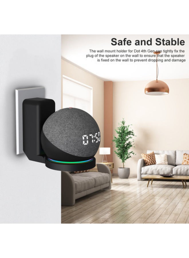 Neutral Echo Dot 4th Generation 5th Generation Smart Speaker Bracket Wall Plug Power Wall Bracket Accessories - Image 1