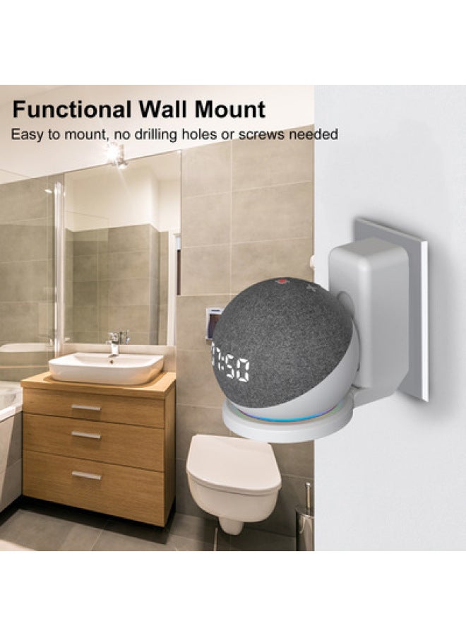 Neutral Echo Dot 4th Generation 5th Generation Smart Speaker Bracket Wall Plug Power Wall Bracket Accessories - Image 2