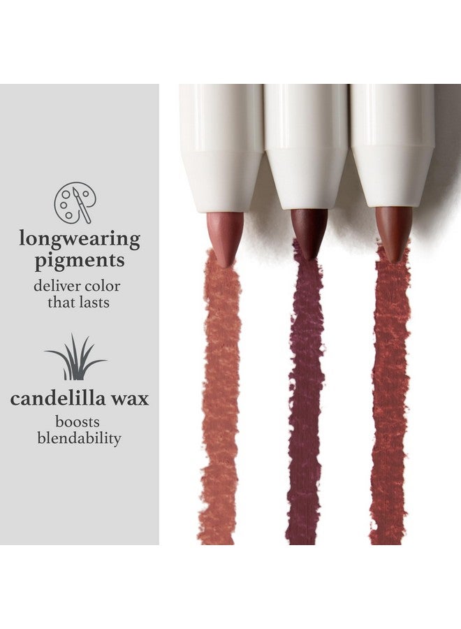 Julep With A Trace Retractable Creamy Longlasting Lip Liner Antique Rose - Image 5