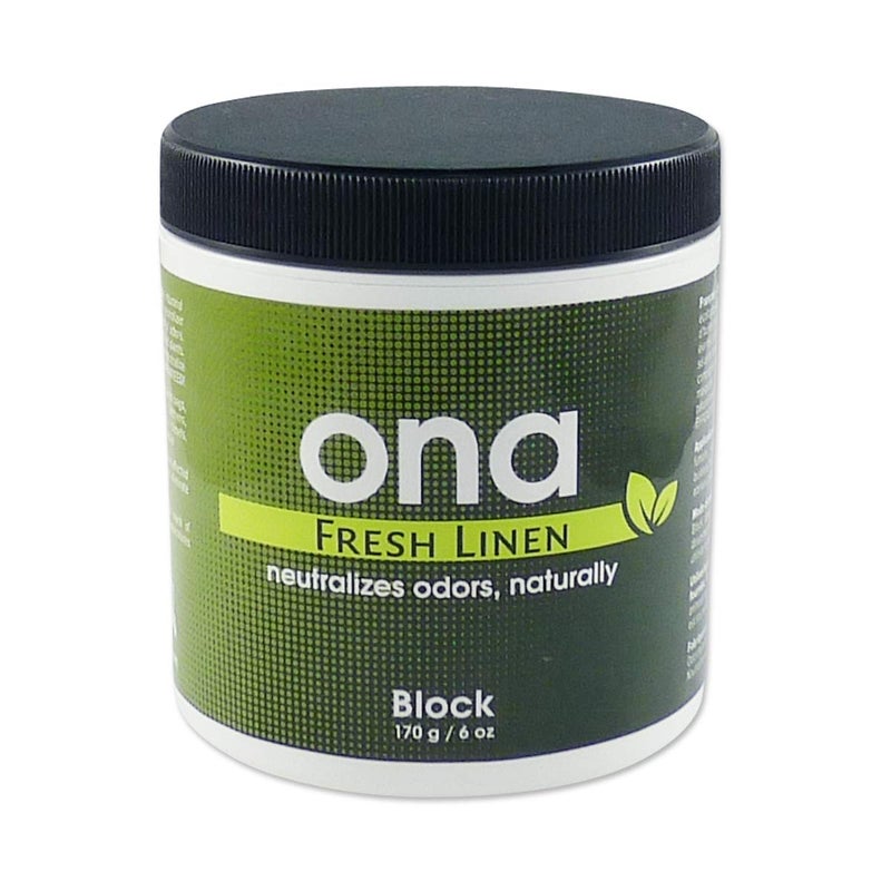 Ona Products On10051 Ona Block Fresh Linen 6 Ounce Automotive-Air-Fresheners 6 Oz Natural