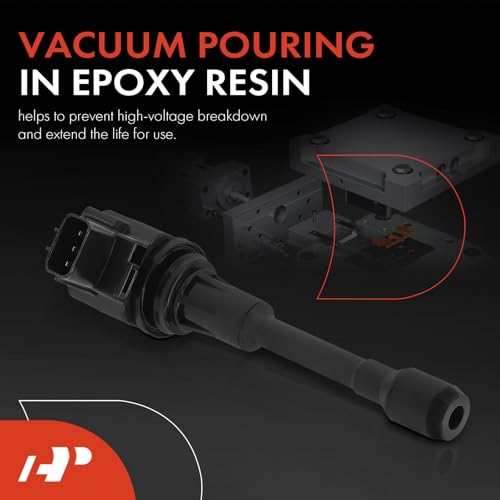 A-Premium Engine Ignition Coil Packs Compatible with Nissan Altima Rogue Sentra Tiida Versa X-Trail FX50 M56 - Image 3