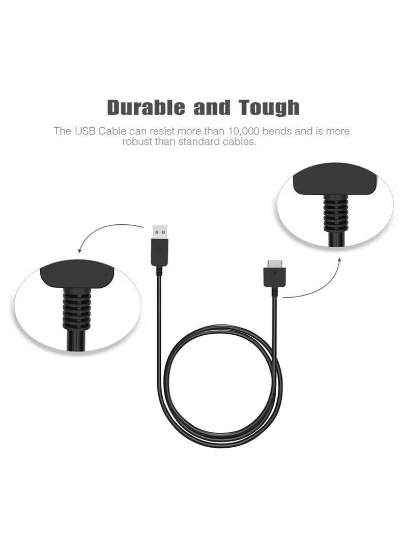 2Pcs 3.9ft PS Vita Charger Cable, 2 in 1 USB Data & Power Charger Cord Replacement for Playstation Vita 1000 - Image 5