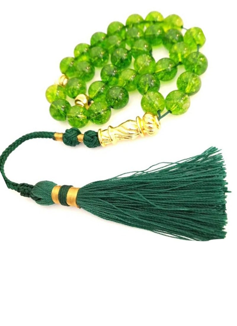 Miracle Empire 18k Gold Plated Tasbeeh Prayer Bead  - Image 1