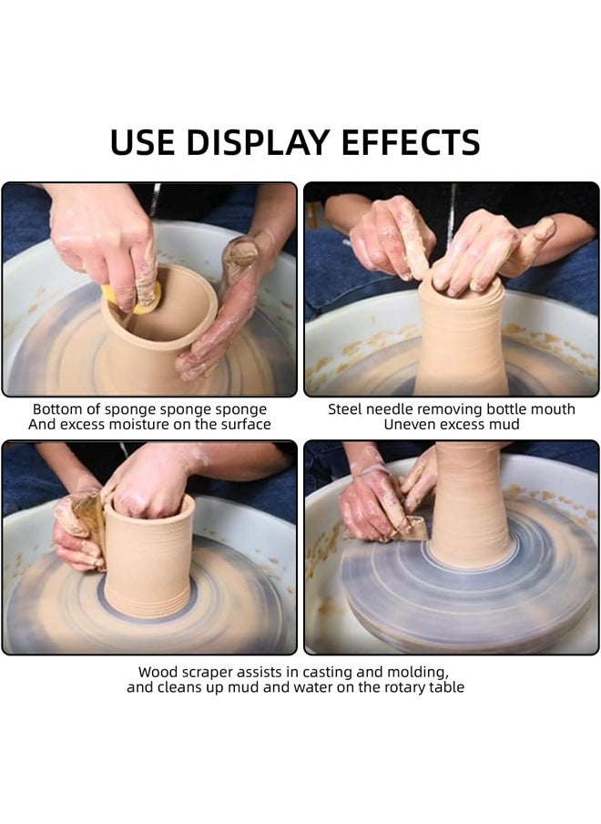GBQ - 8PCS Carving Craft Pottery Tool set DIY Tools Are Used For Kneading, Carving, Smoothing, Shaping, Cleaning, Etc.For Art Enlightenment And Parent-child Games. - Image 1