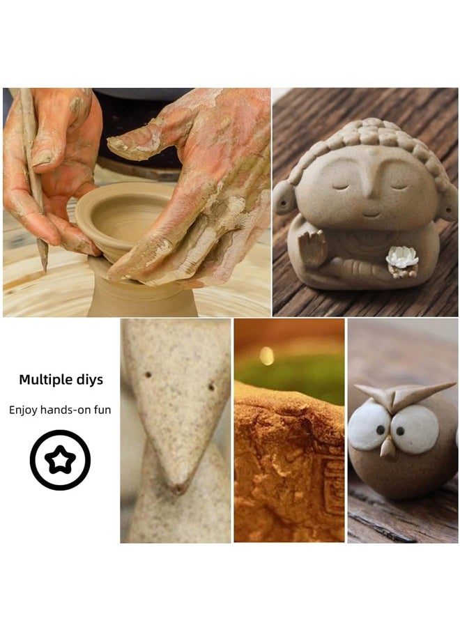 GBQ - 8PCS Carving Craft Pottery Tool set DIY Tools Are Used For Kneading, Carving, Smoothing, Shaping, Cleaning, Etc.For Art Enlightenment And Parent-child Games. - Image 1