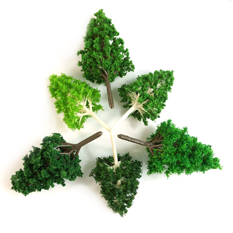 Model Trees: 30Pcs Mixed Sizes High-Quality ABS Realistic Mini Model Trees - Sturdy Long-Lasting Exquisitely Crafted Landscape Trees for Architectural Sand Table Train Models School Projects Fairy Gar - Image 4