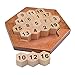 KINGOU Wooden Logic Puzzle Brain Teasers Intellectual Toy Number Puzzle - Image 2