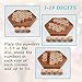 KINGOU Wooden Logic Puzzle Brain Teasers Intellectual Toy Number Puzzle - Image 4