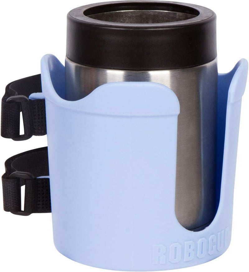 ROBOCUP Plus, (Light Blue), Add-On Accessory XL Extension Cup Holder, Larger Drink Capacity, Perfect for Boats, Golf Carts, Walkers, Wheelchairs and Work. Made in USA (Includes 1) - Image 3