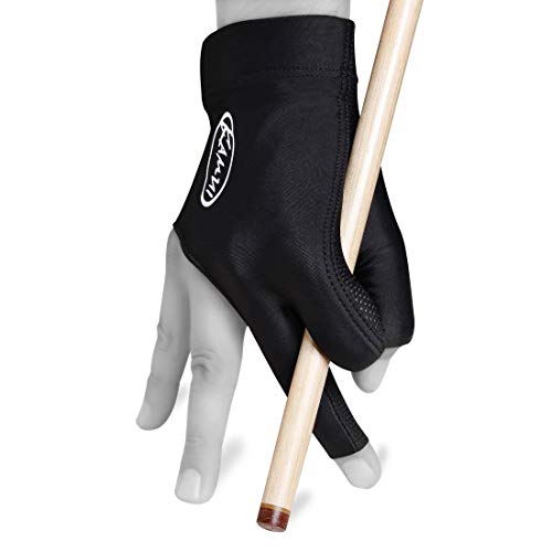 Kamui Billiard GLOVE QuickDry, for RIGHT Hand, Black (XL) - Image 1