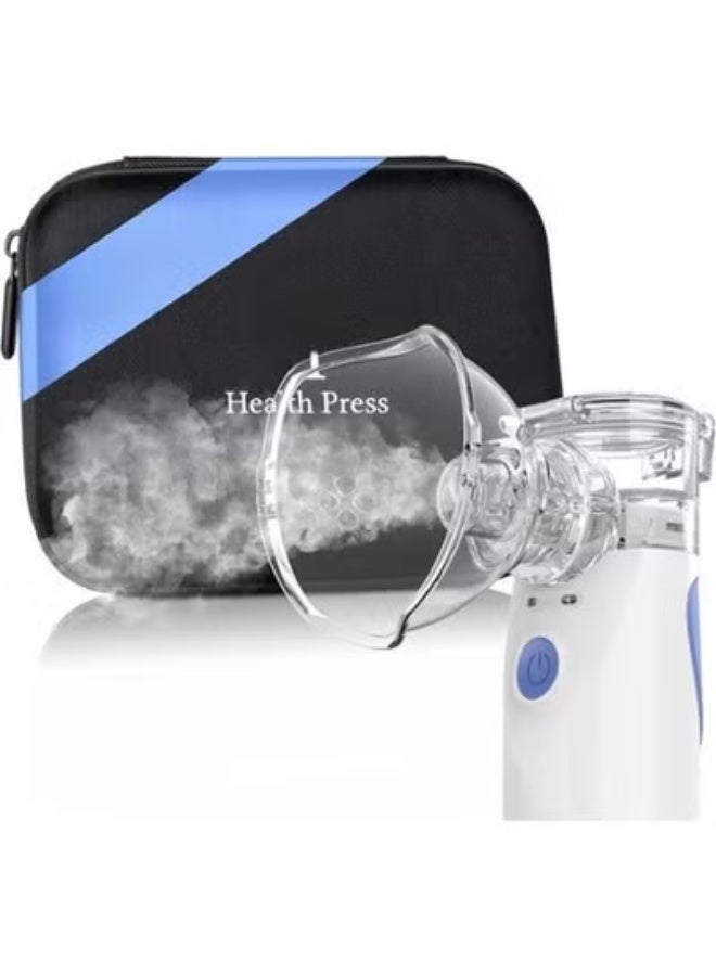جهاز استنشاق صحي محمول – nebuliser هادئ مع صندوق تخزين وأقنعة وفم للأطفال والكبار، مناسب للسفر والمنزل - Image 1
